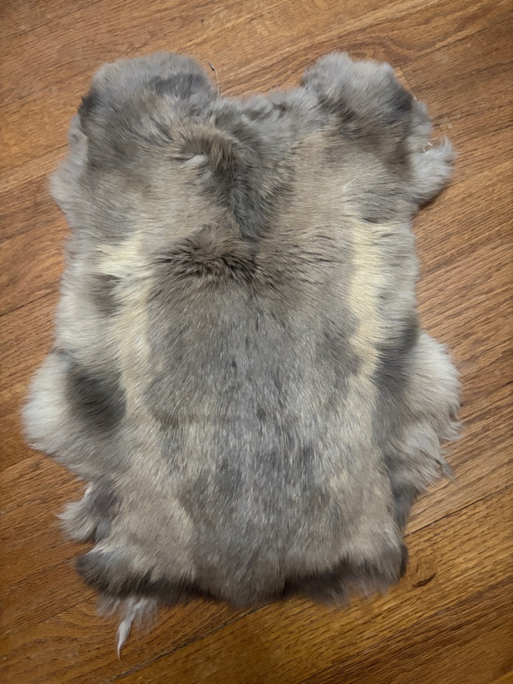 0863 rabbit fur pelt crafts decor